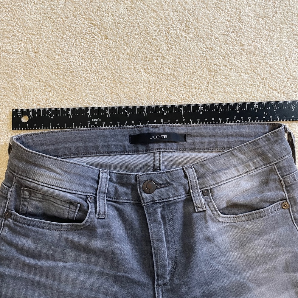 Joe’s Jeans Skinny Ankle Gray Jeans, Size 27 - Picture 2 of 6